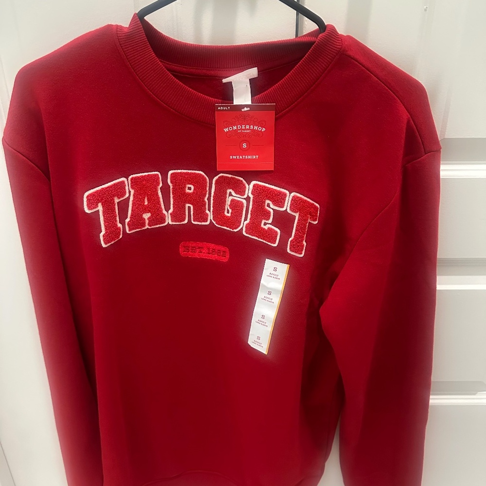 Target Sweatshirt - Wondershop Red (S)